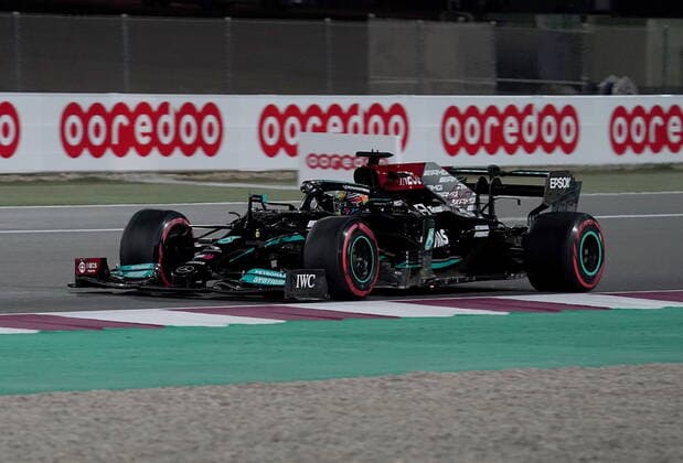Formula 1 Ooredoo Qatar Grand Prix 2021 19.11.2021, Losail International Circuit, Doha, Formula 1 Ooredoo Qatar Grand Prix 2021 ,im Bild Lewis Hamilton (GBR), Mercedes-AMG Petronas Formula One Team