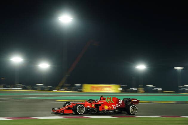 Formula 1 Ooredoo Qatar Grand Prix 2021 19.11.2021, Losail International Circuit, Doha, Formula 1 Ooredoo Qatar Grand Prix 2021 ,im Bild Carlos Sainz Jr. (ESP), Scuderia Ferrari Mission Winnow