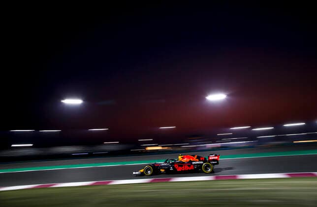 11 Sergio Perez (MEX, Red Bull Racing), F1 Grand Prix of Qatar at Losail International Circuit on November 19, 2021 in Doha, Qatar. (Photo by HOCH ZWEI) Doha Qatar