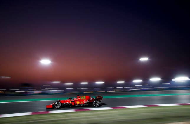 16 Charles Leclerc (MON, Scuderia Ferrari Mission Winnow), F1 Grand Prix of Qatar at Losail International Circuit on November 19, 2021 in Doha, Qatar. (Photo by HOCH ZWEI) Doha Qatar
