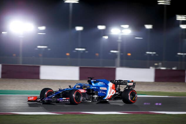 14 Fernando Alonso (ESP, Alpine F1 Team), F1 Grand Prix of Qatar at Losail International Circuit on November 19, 2021 in Doha, Qatar. (Photo by HOCH ZWEI) Doha Qatar