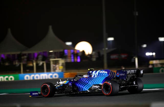 6 Nicholas Latifi (CAN, Williams Racing), F1 Grand Prix of Qatar at Losail International Circuit on November 19, 2021 in Doha, Qatar. (Photo by HOCH ZWEI) Doha Qatar