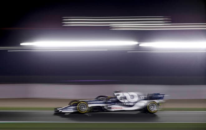 22 Yuki Tsunoda (JPN, Scuderia AlphaTauri Honda), F1 Grand Prix of Qatar at Losail International Circuit on November 19, 2021 in Doha, Qatar. (Photo by HOCH ZWEI) Doha Qatar