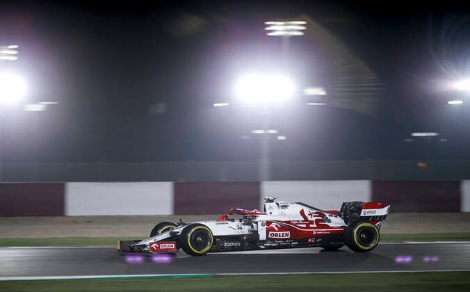 99 Antonio Giovinazzi (ITA, Alfa Romeo Racing ORLEN), F1 Grand Prix of Qatar at Losail International Circuit on November 19, 2021 in Doha, Qatar. (Photo by HOCH ZWEI) Doha Qatar