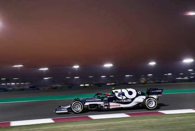 10 Pierre Gasly (FRA, Scuderia AlphaTauri Honda), F1 Grand Prix of Qatar at Losail International Circuit on November 19, 2021 in Doha, Qatar. (Photo by HOCH ZWEI) Doha Qatar