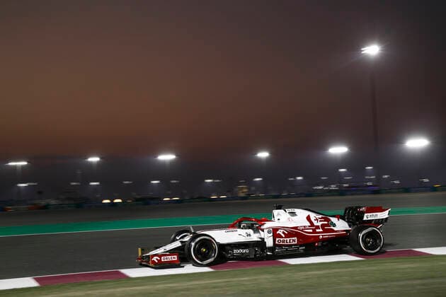 7 Kimi Raikkonen (FIN, Alfa Romeo Racing ORLEN), F1 Grand Prix of Qatar at Losail International Circuit on November 19, 2021 in Doha, Qatar. (Photo by HOCH ZWEI) Doha Qatar