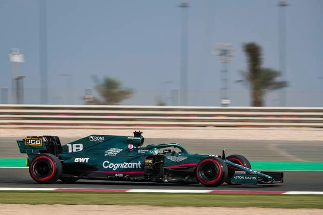 18 Lance Stroll (CAN, Aston Martin Cognizant F1 Team), F1 Grand Prix of Qatar at Losail International Circuit on November 19, 2021 in Doha, Qatar. (Photo by HOCH ZWEI) Doha Qatar