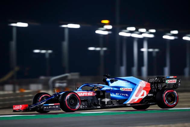 14 Fernando Alonso (ESP, Alpine F1 Team), F1 Grand Prix of Qatar at Losail International Circuit on November 19, 2021 in Doha, Qatar. (Photo by HOCH ZWEI) Doha Qatar