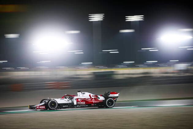 7 Kimi Raikkonen (FIN, Alfa Romeo Racing ORLEN), F1 Grand Prix of Qatar at Losail International Circuit on November 19, 2021 in Doha, Qatar. (Photo by HOCH ZWEI) Doha Qatar