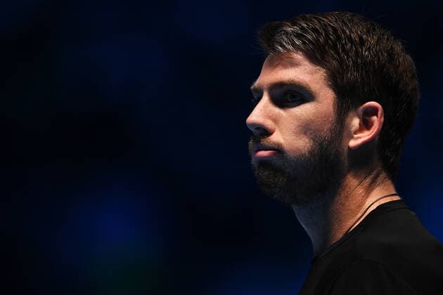 Photo Marco Alpozzi LaPresse November 19, 2021 Turin (Italy) Tennis Nitto ATP, Tennis Herren Finals - men s singles - Round Robin Novak Djokovic Vs Cameron Norrie In the pic: Cameron Norrie  Copyright: xMarcoxAlpozzi LaPressex