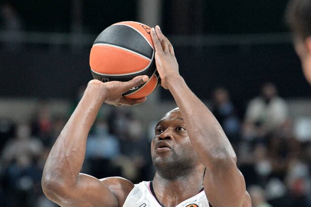 Charles Kahudi (asvel) BASKETBALL : LDLC ASVEL vs FC Barcelone - Euroleague - 19 11 2021 FredericChambert Panoramic 