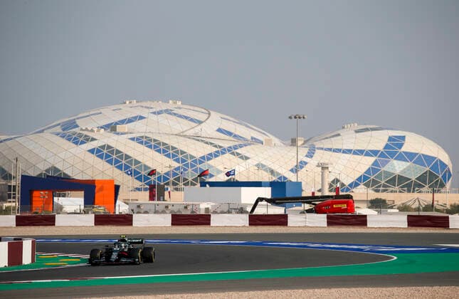 5 Sebastian Vettel (GER, Aston Martin Cognizant F1 Team), F1 Grand Prix of Qatar at Losail International Circuit on November 20, 2021 in Doha, Qatar. (Photo by HOCH ZWEI) Doha Qatar