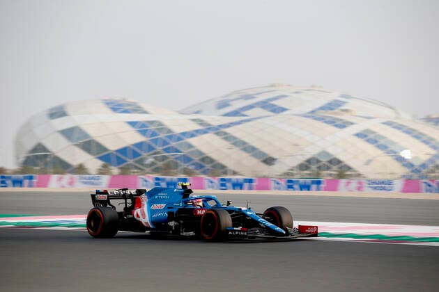 31 Esteban Ocon (FRA, Alpine F1 Team), F1 Grand Prix of Qatar at Losail International Circuit on November 20, 2021 in Doha, Qatar. (Photo by HOCH ZWEI) Doha Qatar