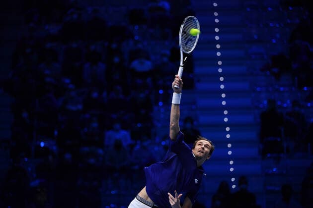 Daniil Medvedev TENNIS : Nitto ATP, Tennis Herren finals 2021 - 20 11 2021 AntoineCouvercelle Panoramic 