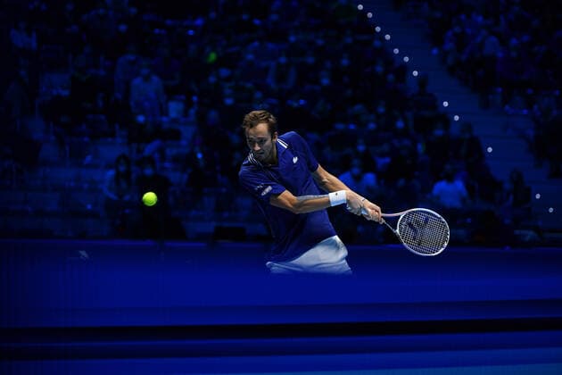 Daniil Medvedev TENNIS : Nitto ATP, Tennis Herren finals 2021 - 20 11 2021 AntoineCouvercelle Panoramic 