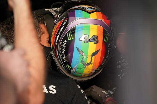 Formula 1 Ooredoo Qatar Grand Prix 2021 20.11.2021, Losail International Circuit, Doha, Formula 1 Ooredoo Qatar Grand Prix 2021 ,im Bild Lewis Hamilton (GBR), Mercedes-AMG Petronas Formula One Team