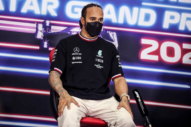44 Lewis Hamilton (GBR, Mercedes-AMG Petronas F1 Team), F1 Grand Prix of Qatar at Losail International Circuit on November 20, 2021 in Doha, Qatar. (Photo by HOCH ZWEI) Doha Qatar