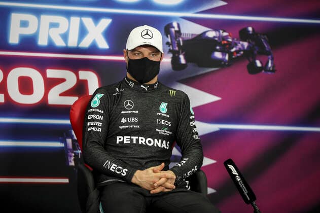77 Valtteri Bottas (FIN, Mercedes-AMG Petronas F1 Team), F1 Grand Prix of Qatar at Losail International Circuit on November 20, 2021 in Doha, Qatar. (Photo by HOCH ZWEI) Doha Qatar