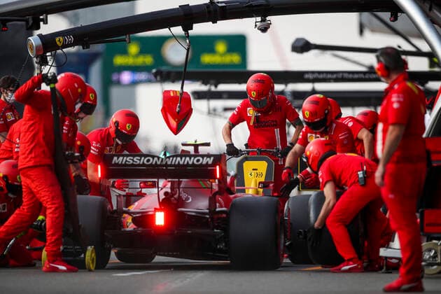 55 Carlos Sainz (ESP, Scuderia Ferrari Mission Winnow), F1 Grand Prix of Qatar at Losail International Circuit on November 20, 2021 in Doha, Qatar. (Photo by HOCH ZWEI) Doha Qatar