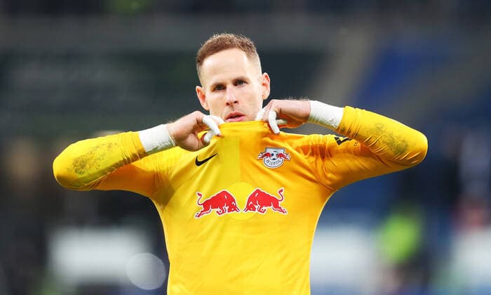 20.11.2021, xtvx, Fussball 1.Bundesliga, TSG 1899 Hoffenheim - RB Leipzig emspor, v.l. Torwart Peter Gulacsi (RB Leipzig) nach dem Spiel, after the match (DFL DFB REGULATIONS PROHIBIT ANY USE OF PHOTOGRAPHS as IMAGE SEQUENCES and or QUASI-VIDEO) Sinsheim *** 20 11 2021, xtvx, Fussball 1 Bundesliga, TSG 1899 Hoffenheim RB Leipzig emspor, v l goalkeeper Peter Gulacsi RB Leipzig after the match, after the match DFL DFB REGULATES PROHIBIT ANY USE OF PHOTOGRAPHS as IMAGE SEQUENCES and or QUASI VIDEO Sinsheim