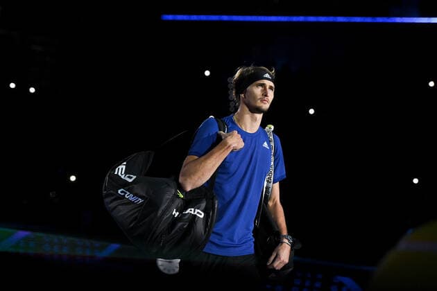 Photo Marco Alpozzi LaPresse November 20, 2021 Turin (Italy) Tennis Nitto ATP, Tennis Herren Finals - men s singles - Novak Djokovic Vs Alexander Zverev In the pic: Alexander Zverev (Germany)  Copyright: xMarcoxAlpozzi LaPressex