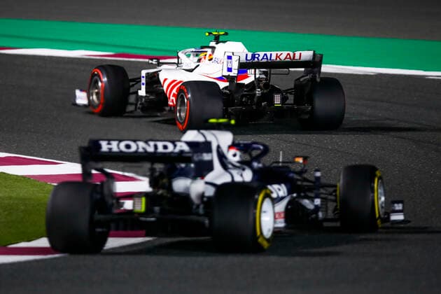 47 SCHUMACHER Mick (ger), Haas F1 Team VF-21 Ferrari, action during the Formula 1 Ooredoo Qatar Grand Prix 2021, 20th round of the 2021 FIA Formula One World Championship, WM, Weltmeisterschaft from November 19 to 21, 2021 on the Losail International Circuit, in Lusail, Qatar - F1 - QATAR GRAND PRIX 2021 - RACE DPPI Panoramic  00121042__B2_4617.JPG_