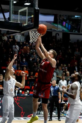 21.11.2021, easyCredit Basketball Bundesliga, BBL, Saison 2021 2022, Herren, Chemnitz Niners - MLP Academics Heidelberg Jan Niklas Wimberg, Niners Chemnitz Chemnitz Messe Chemnitz Sachsen Germany
