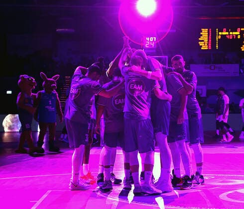 GSD zje123 easy Credit Basketball BBL Saison 2020 21 BG Göttingen - FC Bayern München Göttingens Team