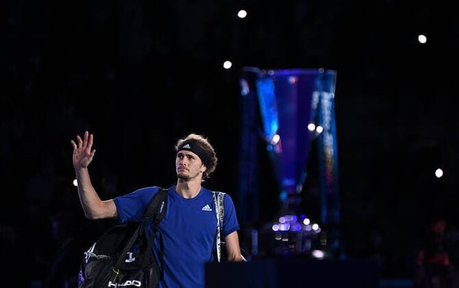 Italy Tennis ATP, Tennis Herren Finals 6701251 21.11.2021 Germany s Alexander Zverev is pictured before the singles final tennis match of the ATP Finals against Russia s Daniil Medvedev at the Pala Alpitour venue in Turin, Italy. Alexey Filippov Sputnik Turin Italy  Copyright: xAlexeyxFilippovx