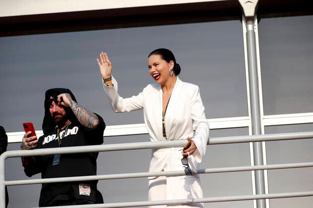 Formel 1, Adriana Lima besucht GP von Katar in Losail Adriana Lima, F1 Grand Prix of Qatar at Losail International Circuit on November 21, 2021 in Doha, Qatar. (Photo by HOCH ZWEI) Doha Qatar