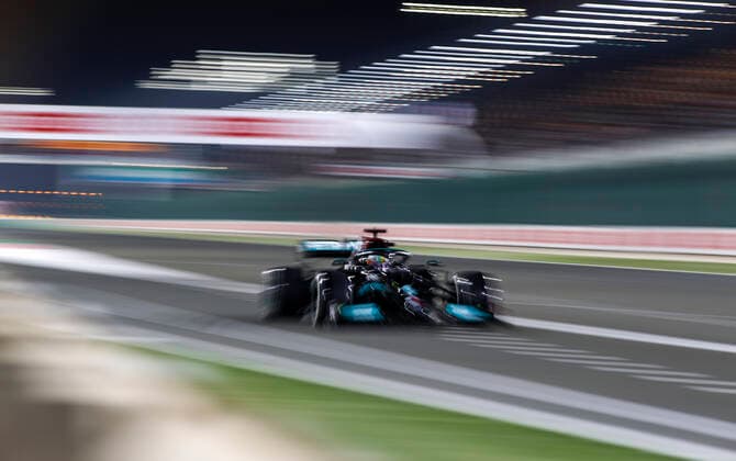 44 Lewis Hamilton (GBR, Mercedes-AMG Petronas F1 Team), F1 Grand Prix of Qatar at Losail International Circuit on November 21, 2021 in Doha, Qatar. (Photo by HOCH ZWEI) Doha Qatar