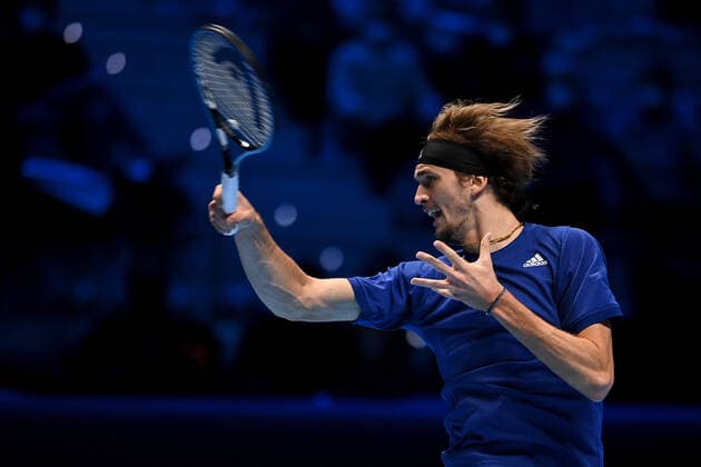 Photo Marco Alpozzi LaPresse November 21, 2021 Turin (Italy) Tennis Nitto ATP, Tennis Herren Finals - men s singles - finals Alexander Zverev Vs Daniil Medvedev In the pic: Alexander Zverev (Germany)  Copyright: xMarcoxAlpozzi LaPressex