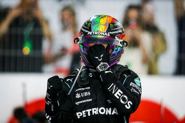 44 Lewis Hamilton (GBR, Mercedes-AMG Petronas F1 Team), F1 Grand Prix of Qatar at Losail International Circuit on November 21, 2021 in Doha, Qatar. (Photo by HOCH ZWEI) Doha Qatar