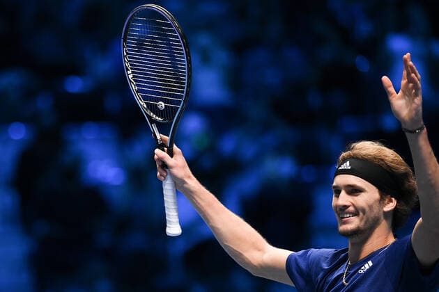 Photo Marco Alpozzi LaPresse November 21, 2021 Turin (Italy) Tennis Nitto ATP, Tennis Herren Finals - men s singles - finals Alexander Zverev Vs Daniil Medvedev In the pic: Alexander Zverev (Germany)  Copyright: xMarcoxAlpozzi LaPressex