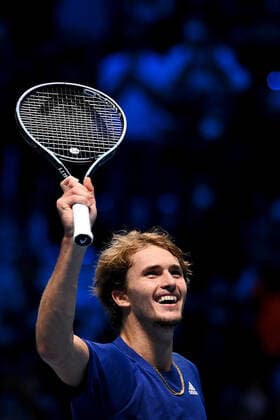 Photo Marco Alpozzi LaPresse November 21, 2021 Turin (Italy) Tennis Nitto ATP, Tennis Herren Finals - men s singles - finals Alexander Zverev Vs Daniil Medvedev In the pic: Alexander Zverev (Germany)  Copyright: xMarcoxAlpozzi LaPressex