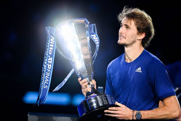 Photo Marco Alpozzi LaPresse November 21, 2021 Turin (Italy) Tennis Nitto ATP, Tennis Herren Finals - men s singles - finals Alexander Zverev Vs Daniil Medvedev In the pic: Alexander Zverev (Germany)  Copyright: xMarcoxAlpozzi LaPressex