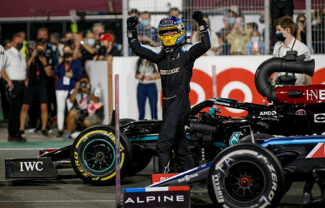 14 Fernando Alonso (ESP, Alpine F1 Team), F1 Grand Prix of Qatar at Losail International Circuit on November 21, 2021 in Doha, Qatar. (Photo by HOCH ZWEI) Doha Qatar