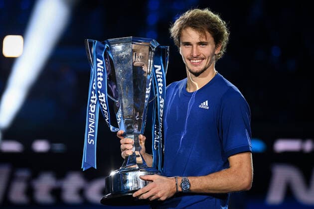 Photo Marco Alpozzi LaPresse November 21, 2021 Turin (Italy) Tennis Nitto ATP, Tennis Herren Finals - men s singles - finals Alexander Zverev Vs Daniil Medvedev In the pic: Alexander Zverev (Germany)  Copyright: xMarcoxAlpozzi LaPressex