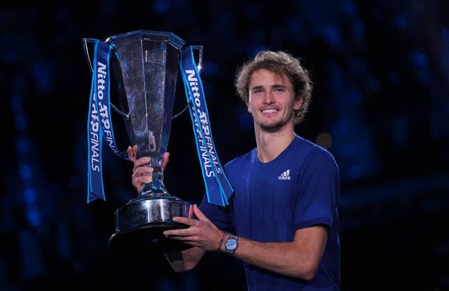Bilder des Jahres 2021, Sport 11 November Sport Themen der Woche KW46 Sport Bilder des Tages 2021 ATP, Tennis Herren FINALS Torino Alexander Zverev , Germany *** 2021 ATP FINALS Torino Alexander Zverev , Germany