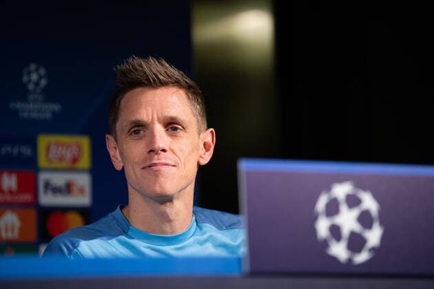 211122 Sören Rieks during a press conference, PK, Pressekonferenz with Malmö FF on November 22, 2021 in Malmö. Photo: Petter Arvidson BILDBYRAN kod PA PA0338 fotboll football soccer fotball champions league träning presskonferens training practice press conference malmö ff bbeng Copyright: PETTERxARVIDSON BB211122PA011
