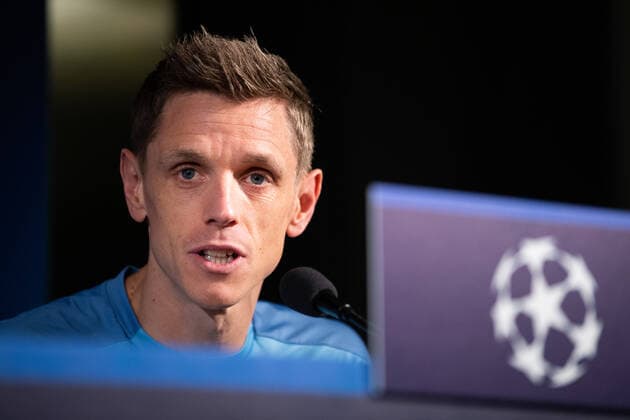 211122 Sören Rieks during a press conference, PK, Pressekonferenz with Malmö FF on November 22, 2021 in Malmö. Photo: Petter Arvidson BILDBYRAN kod PA PA0338 fotboll football soccer fotball champions league träning presskonferens training practice press conference malmö ff bbeng Copyright: PETTERxARVIDSON BB211122PA012