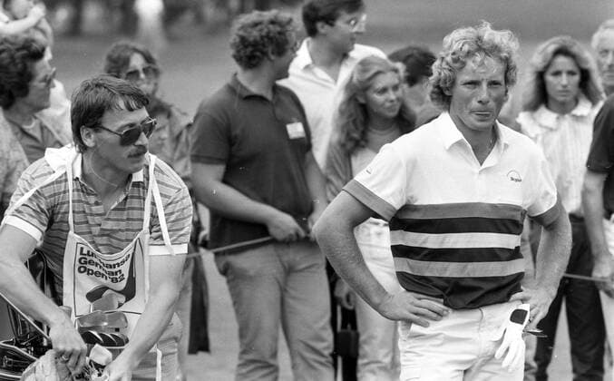 28.07.82 Golf German Open Deutschland, Stuttgart, 28.07.1982, Golf, Lufthansa German Open Golfclub Solitude: Bernhard Langer. *** 28 07 82 Golf German Open Germany, Stuttgart, 28 07 1982, Golf, Lufthansa German Open Golfclub Solitude Bernhard Langer