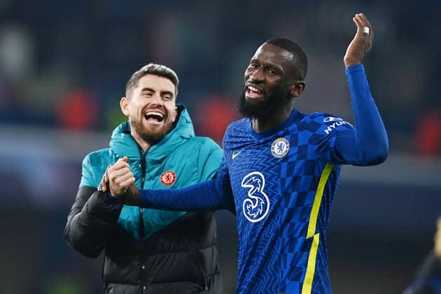 Mg Londra (Inghilterra) 23 11 2021 - Champions League Chelsea-Juventus foto Matteo Gribaudi Image nella foto: Jorginho-Antonio Rudiger 