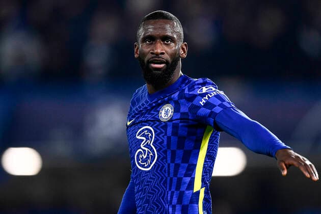 Chelsea FC v Juventus FC - UEFA Champions League Antonio Rudiger of Chelsea FC gestures at the end of the UEFA Champions League football match between Chelsea FC and Juventus FC. London United Kingdom Copyright: xNicolòxCampox
