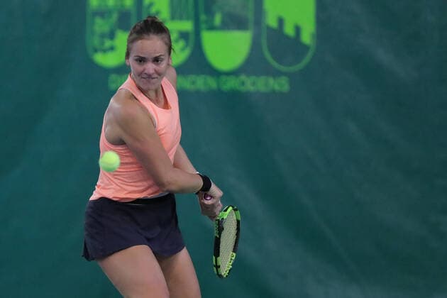 24th November 2021: Ortisei, Italy; WTA25 Ortisei 2021 Tennis Val Gardena SudTirol Tournament ITF under Covid-19 Pandemic. Ortisei, Italy on November 24, 2021. Stephanie Wagner (GER)  ActionPlus12342373 PierrexTeyssot