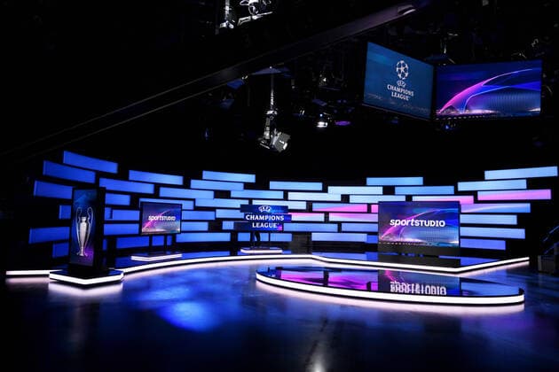 STUDIO SPORTSTUDIO UEFA CHAMPIONS LEAGUE ZDF MAINZ