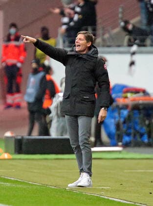 Sport Bilder des Tages 25.11.2021, xovx, Fußball UEFA Europa League, Eintracht Frankfurt - Royal Antwerpen Trainer Oliver Glasner (Eintracht Frankfurt), Freisteller (DFL DFB REGULATIONS PROHIBIT ANY USE OF PHOTOGRAPHS as IMAGE SEQUENCES and or QUASI-VIDEO) emspor Frankfurt