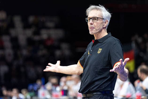 Gordon Herbert (Deutschland, Trainer) Deutschland vs. Estland, Basketball, WM Qualifikation 2023, Gruppe D, 25.11.2021 Foto:EIBNER Guener Santemiz Deutschland vs. Estland, Basketball, WM Qualifikation 2023, Gruppe D, 25.11.2021 Nuernberg Copyright: xEIBNER GuenerxSantemizx EP_GSZ