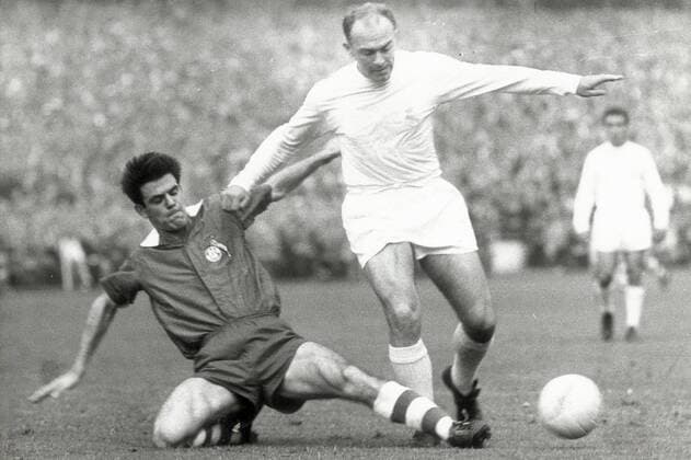Alfredo Di Stefano - 1. FC Köln - Real Madrid Freundschaftsspiel, Testspiel Archives Archive - Noir et Blanc n&b Fep Panoramic 