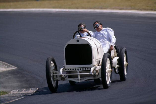 dieser Mercedes war in seinem Produktionsjahr 1908 ein Supersportwagen er wurde beim AvD-Oldtimer-Grand-Prix 1986 auf dem Nürburgring fotografiert *** this Mercedes was a super sports car in its production year 1908 it was photographed at the AvD Oldtimer Grand Prix 1986 at the Nürburgring